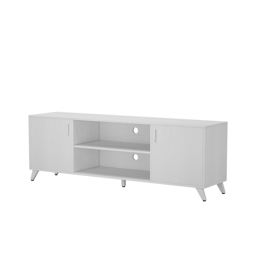 Vicco Lowboard Maceio, Weiß, 160 x 54.5 cm mit 2 Türen günstig online kaufen