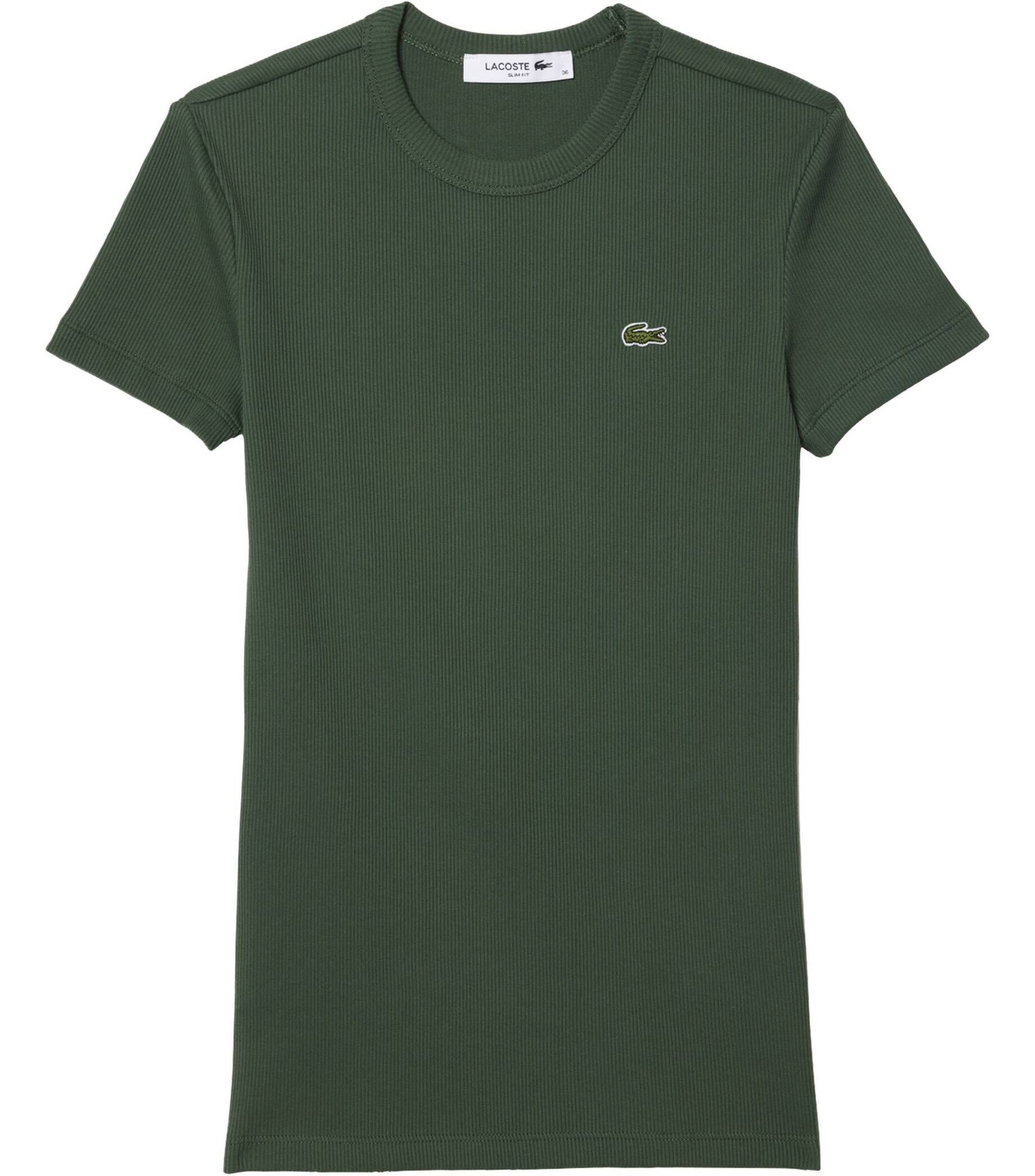 Lacoste T-Shirt Damen nougat T-Shirt (24) (1-tlg)