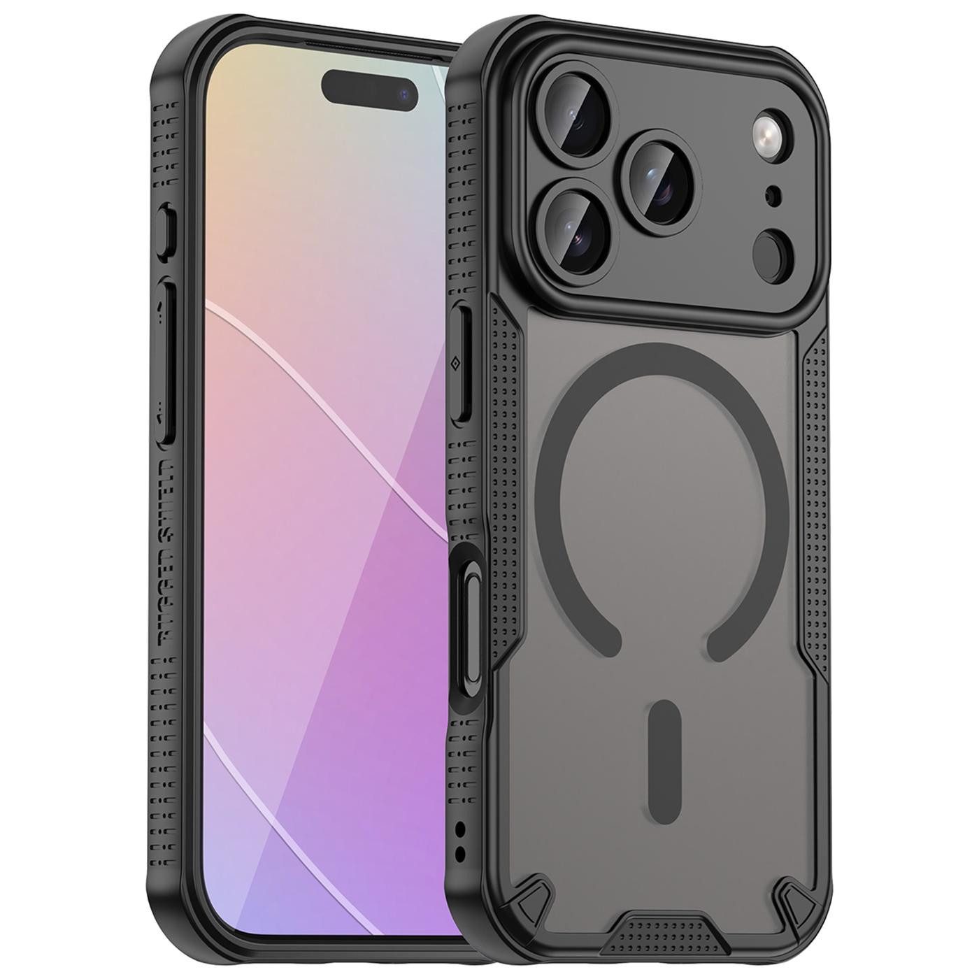 CoolGadget Handyhülle Defender Series Handy Hülle für Apple iPhone 17 Pro Max 6,9 Zoll, Magsafe TPU Schlicht Robust Schutzhülle für iPhone 17 Pro Max Hülle