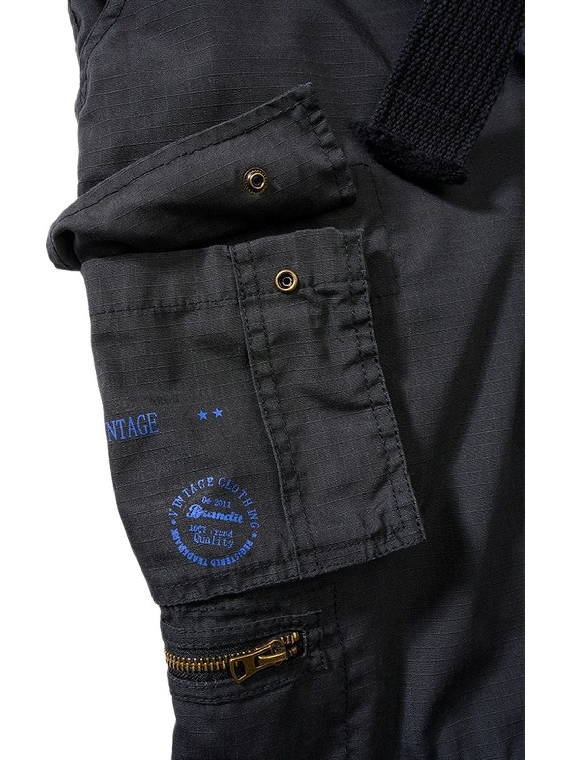 Brandit Shorts Savage Ripstop Shorts Beintaschen und zwei aufgesetzte Minipockets, integrierter Gürtel – Bild 4 von 5