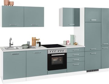 HELD MÖBEL Küchenzeile Visby, ohne E-Geräte, Breite 330 cm für Kühlschrank und Geschirrspüler