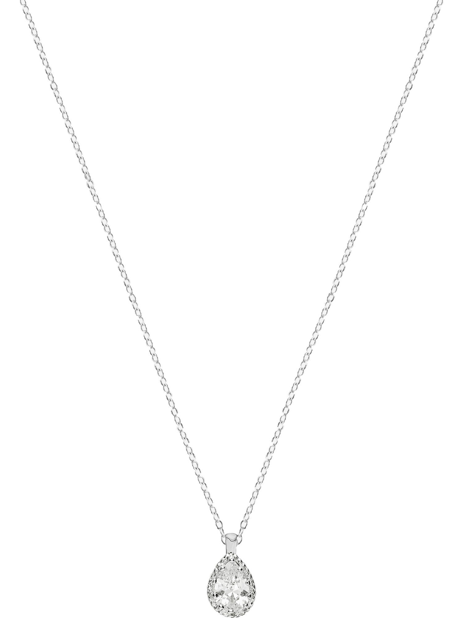 Silberkette FAVS Damen-Kette 925er Silber 1 Zirkonia