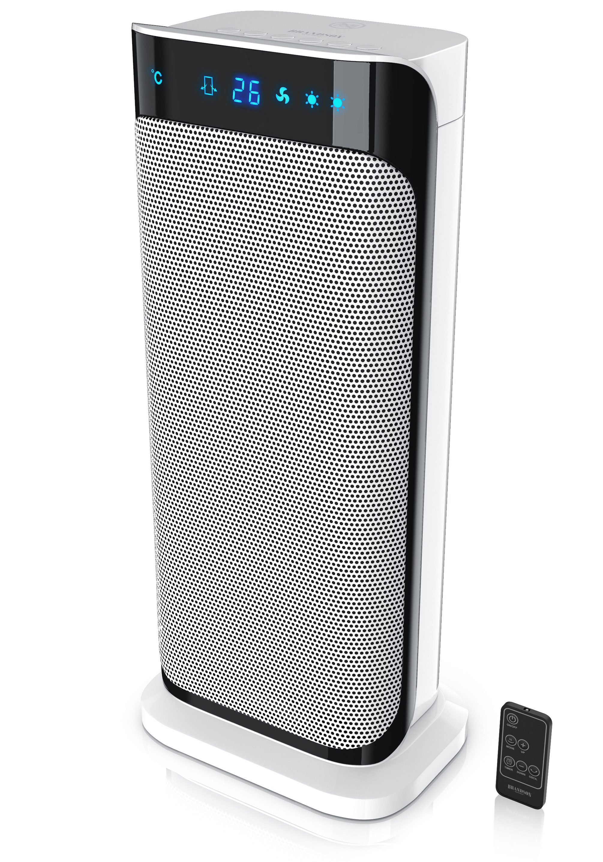 Brandson Heizlüfter Keramik, Fernbedienung, energiesparend, leise, Oszillat günstig online kaufen