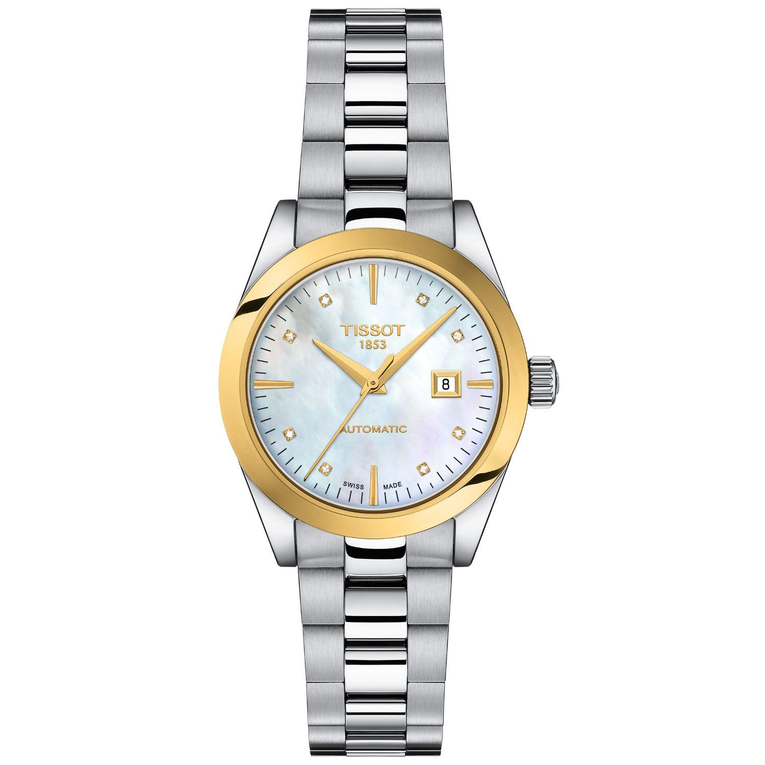Tissot Chronograph Tissot T-My Lady Automatic 18K Goldlünette T930.007.41.116.00