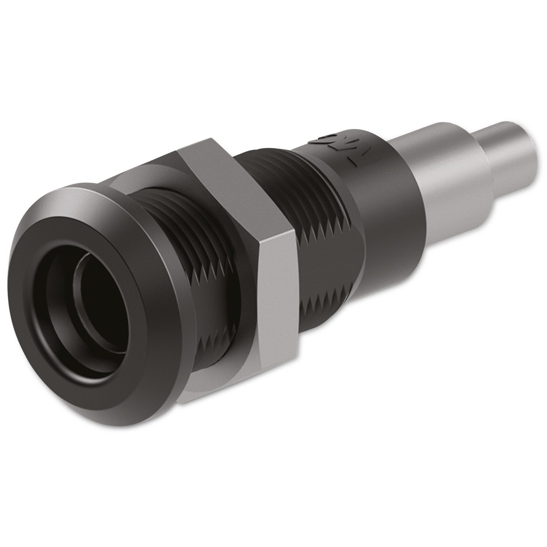 Stäubli Rundstecker STÄUBLI Buchse, 64.3042-21, 4 mm, schwarz, 30 V, 25 A / 60 V, 25 A