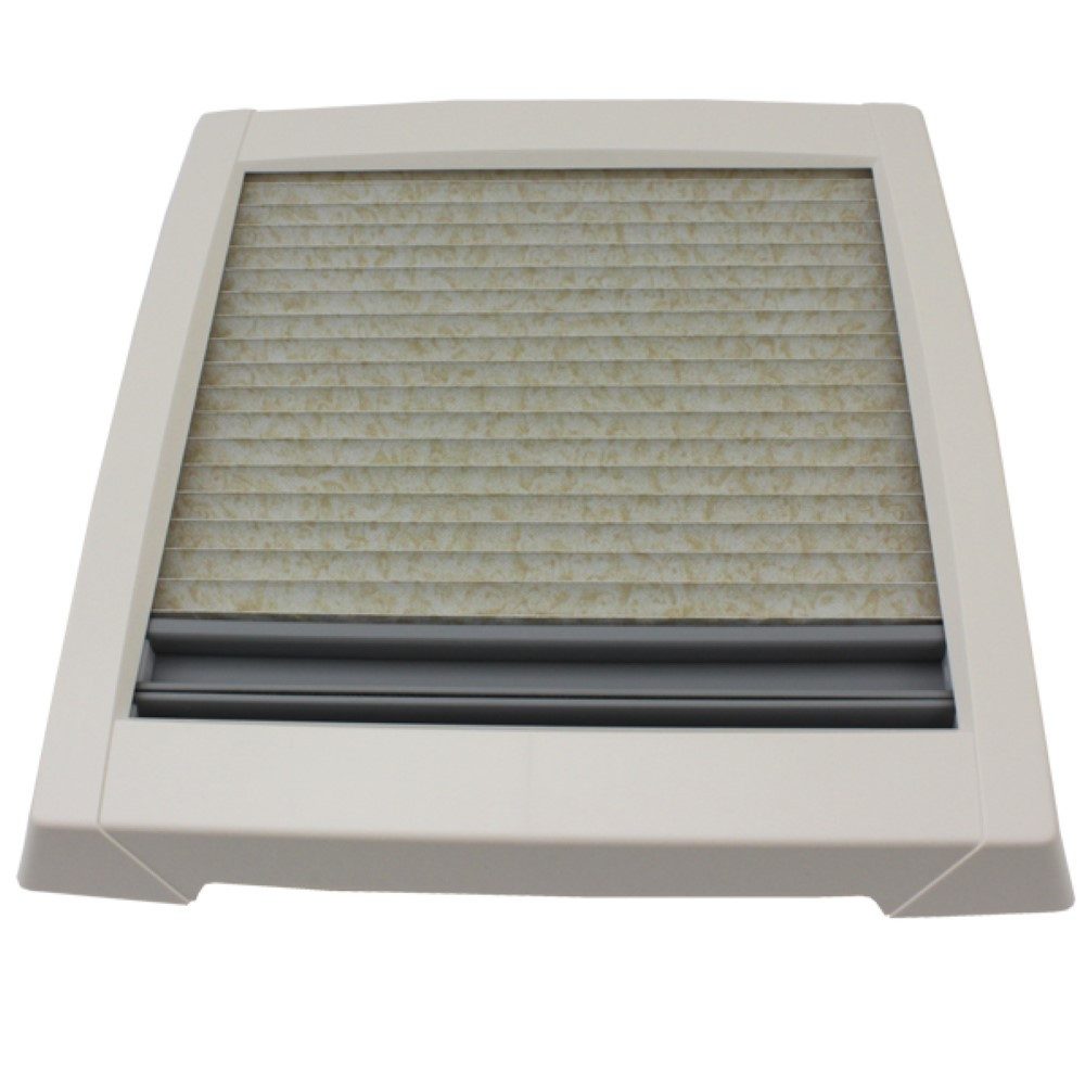 MPK Dachfenster Innenrahmen für MPK Dachluke 28 x 28 cm mit Doppelplissee