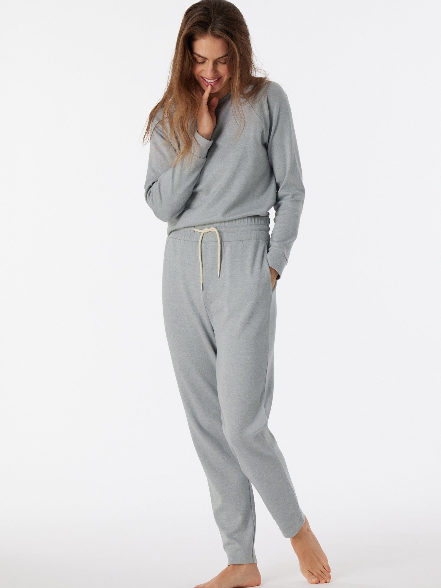 Schiesser Pyjamahose Mix grau-mel. pyjama schlaf-hose & Relax schlaf-hose