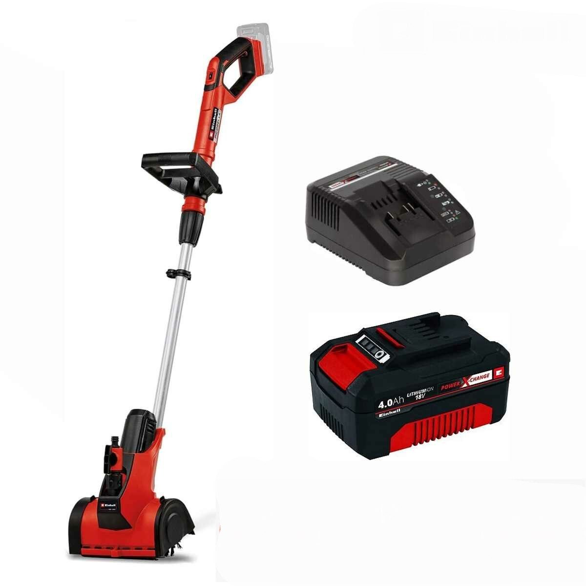 Einhell Akku-Oberflächenbürste Oberflächenbürste PICOBELLA 18V mit Akku 4.0 Ah, Ladegerät PCX