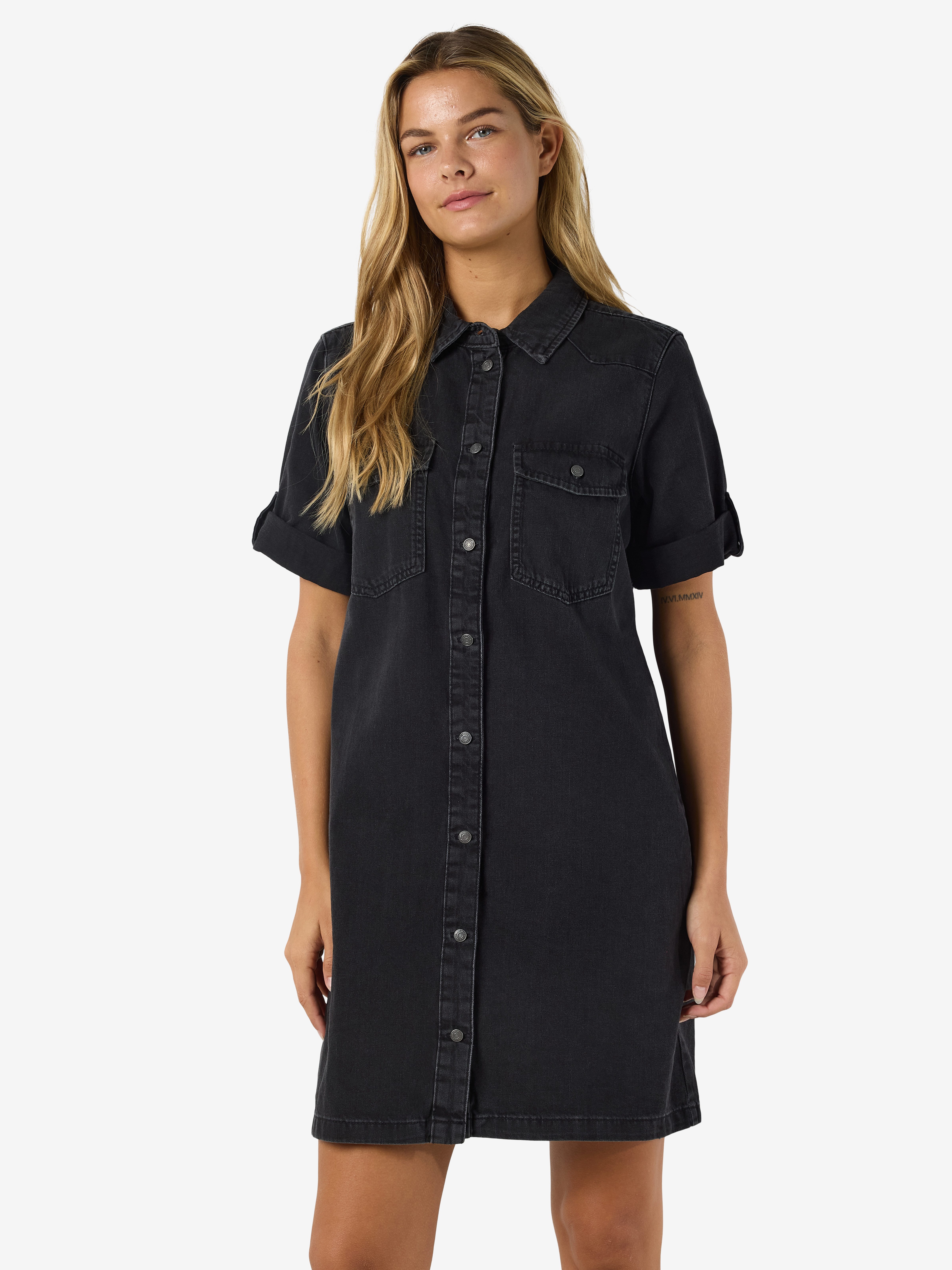 Noisy may Jeanskleid NMNEW SIGNE S/S DENIM DRESS WG001BL NOOS günstig online kaufen