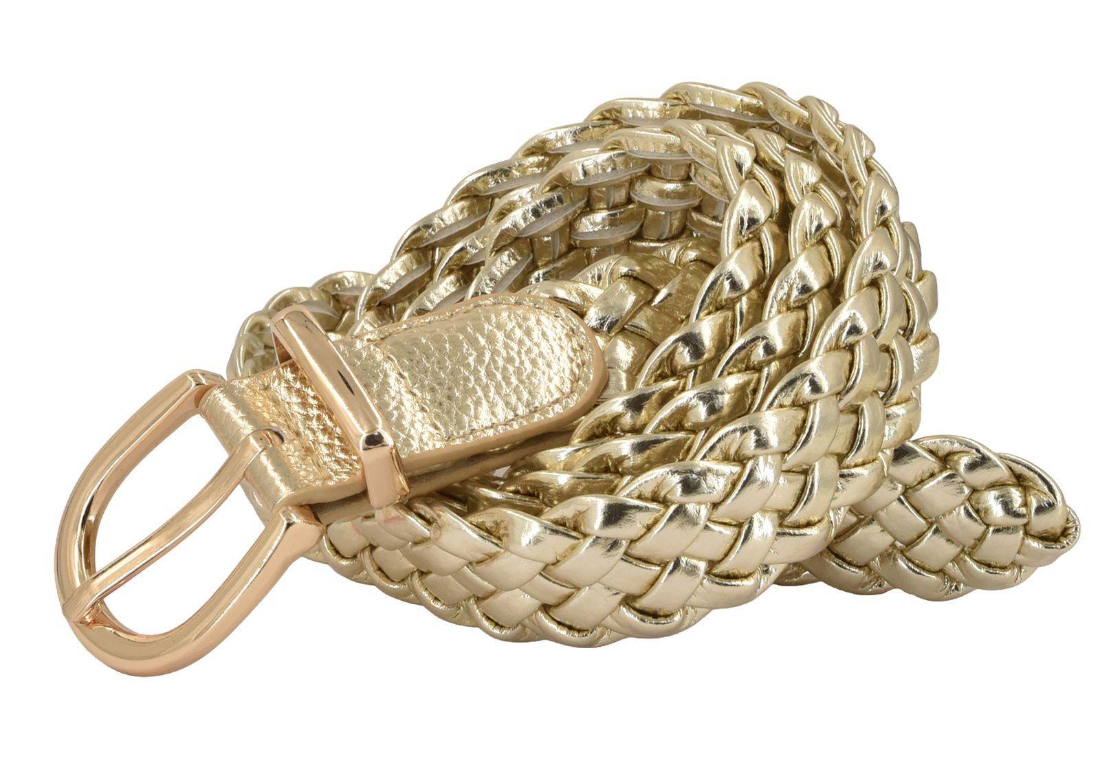 styleBREAKER Flechtgürtel Flechtgürtel schmal (1-St)