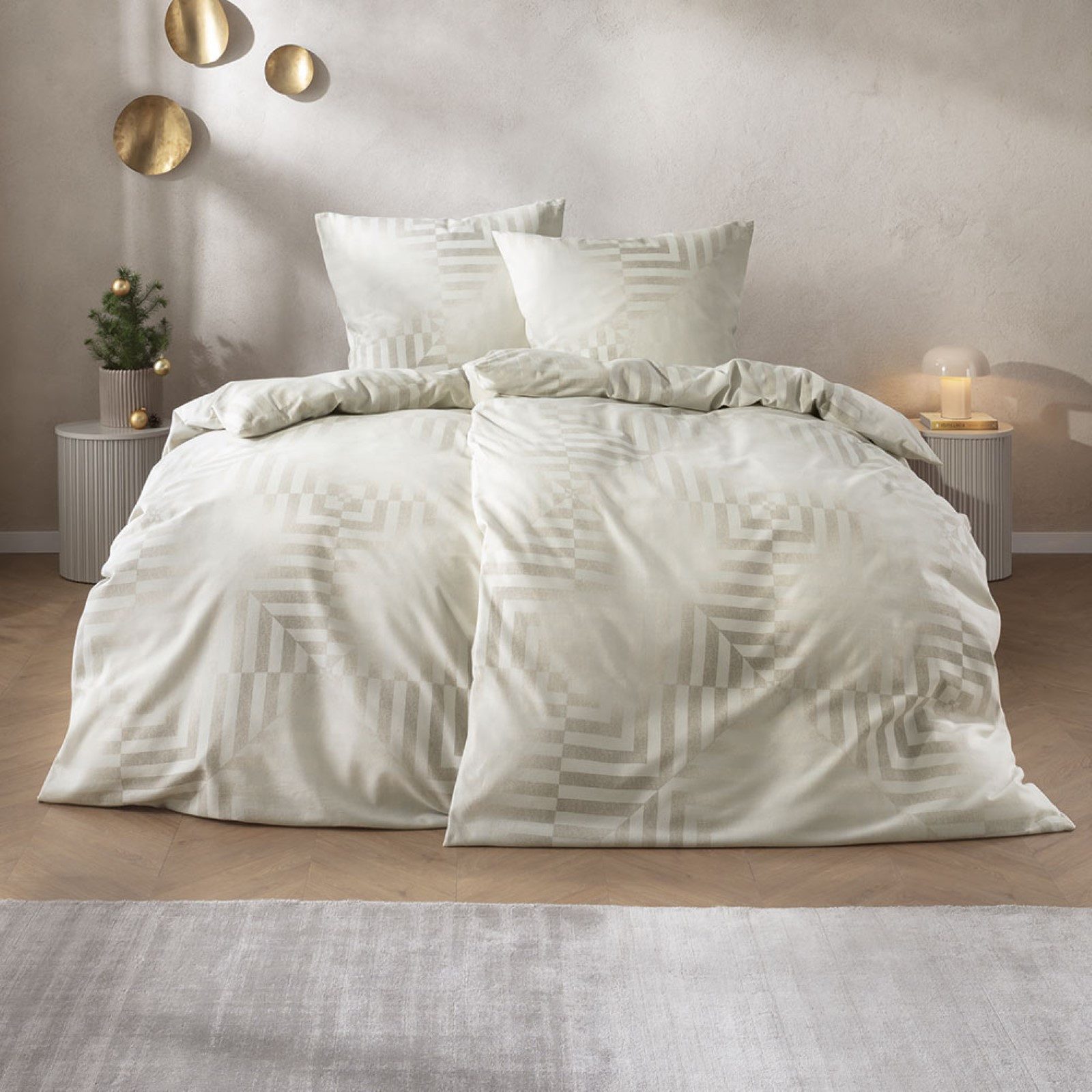 Estella Bettwäsche Estella Samt + Seide Flanell Bettwäsche 135x200 Brunico günstig online kaufen