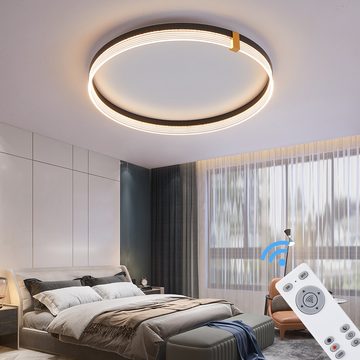 Euroton LED Deckenleuchte LED Deckenleuchte Fernbedienung/Handy-App Lichtfarbe einstellbar, LED fest integriert, Kalt- bis Warmweiß, Lichtfarbe oder/und Helligkeit mit Fernbedienung oder App einstellbar