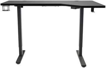 huzaro Eckschreibtisch Hero 9.0 XXL Büro Gaming 140 cm x 120 cm x 90 cm Höhenvestellbar