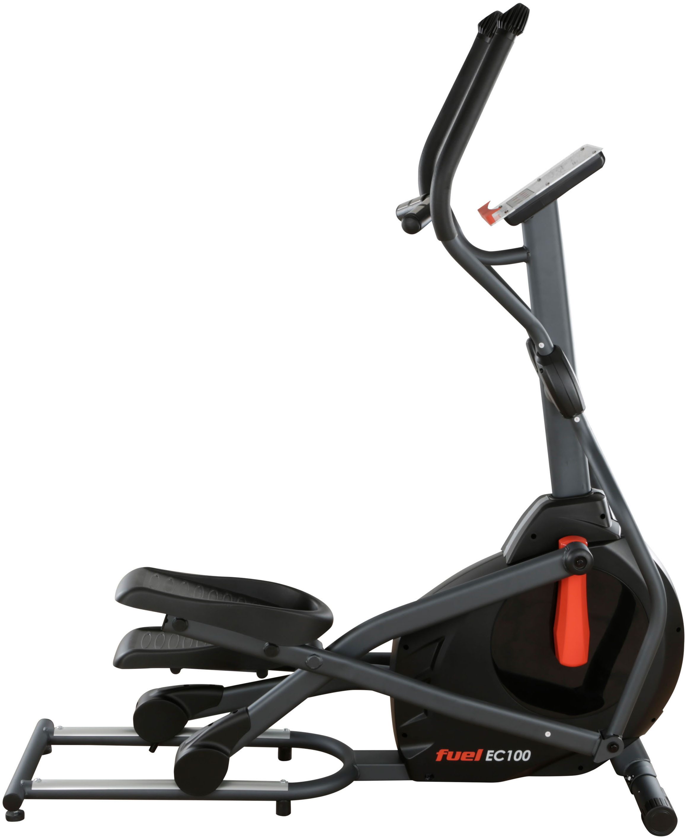 Fuel Fitness Crosstrainer EC100 Crosstrainer (Fitness-Test mit Pulskontrolle, 24 Stufen, XTERRA-App, kompakt), 120 kg max. Benutzergewicht, 24 Widerstandsstufen