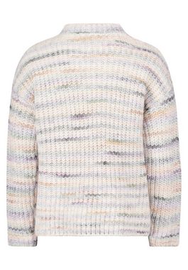 Cartoon Strickpullover mit Stehkragen (1-tlg) Struktur