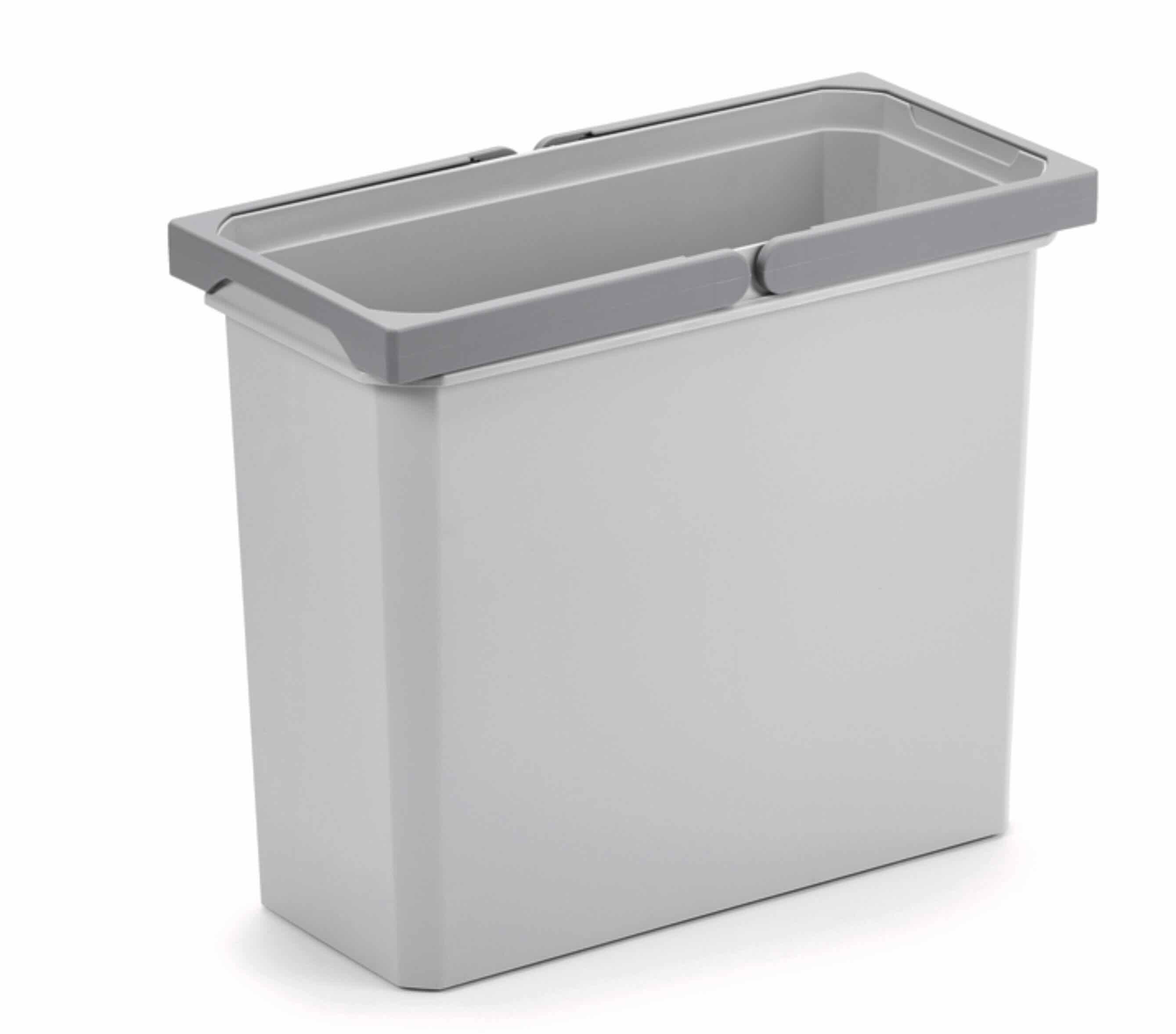 Naber Einbaumülleimer NABER Cox® Systembehälter, hellgrau, 16 Liter