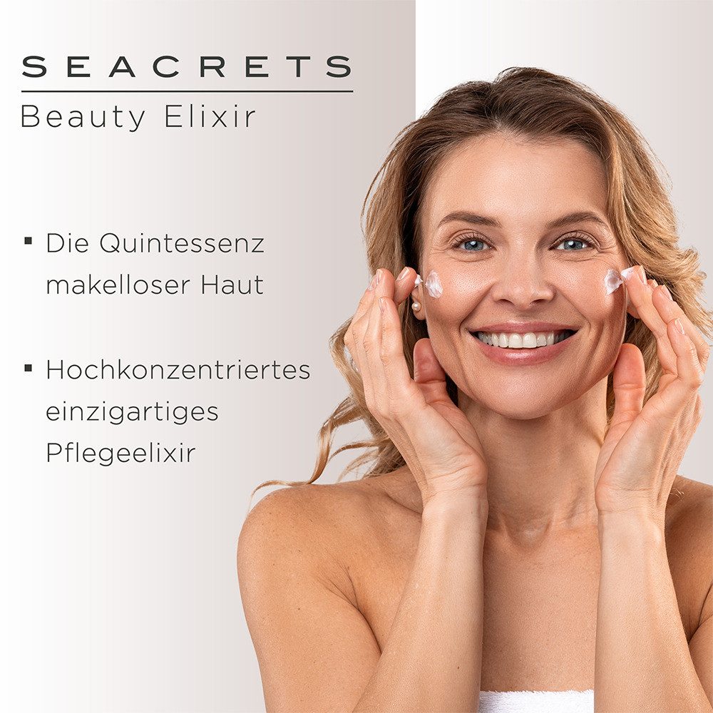 La mer Gesichtspflege Seacrets Beauty Elixir – luxuriöses Anti-Aging Serum Luxuriöses Schönheitselixier mit maximaler Konzentration an Meeresschlick-Extrakt, energiespendendem Wirkstoffkomplex und tiefenwirksamer Pflege für einen strahlenden Teint