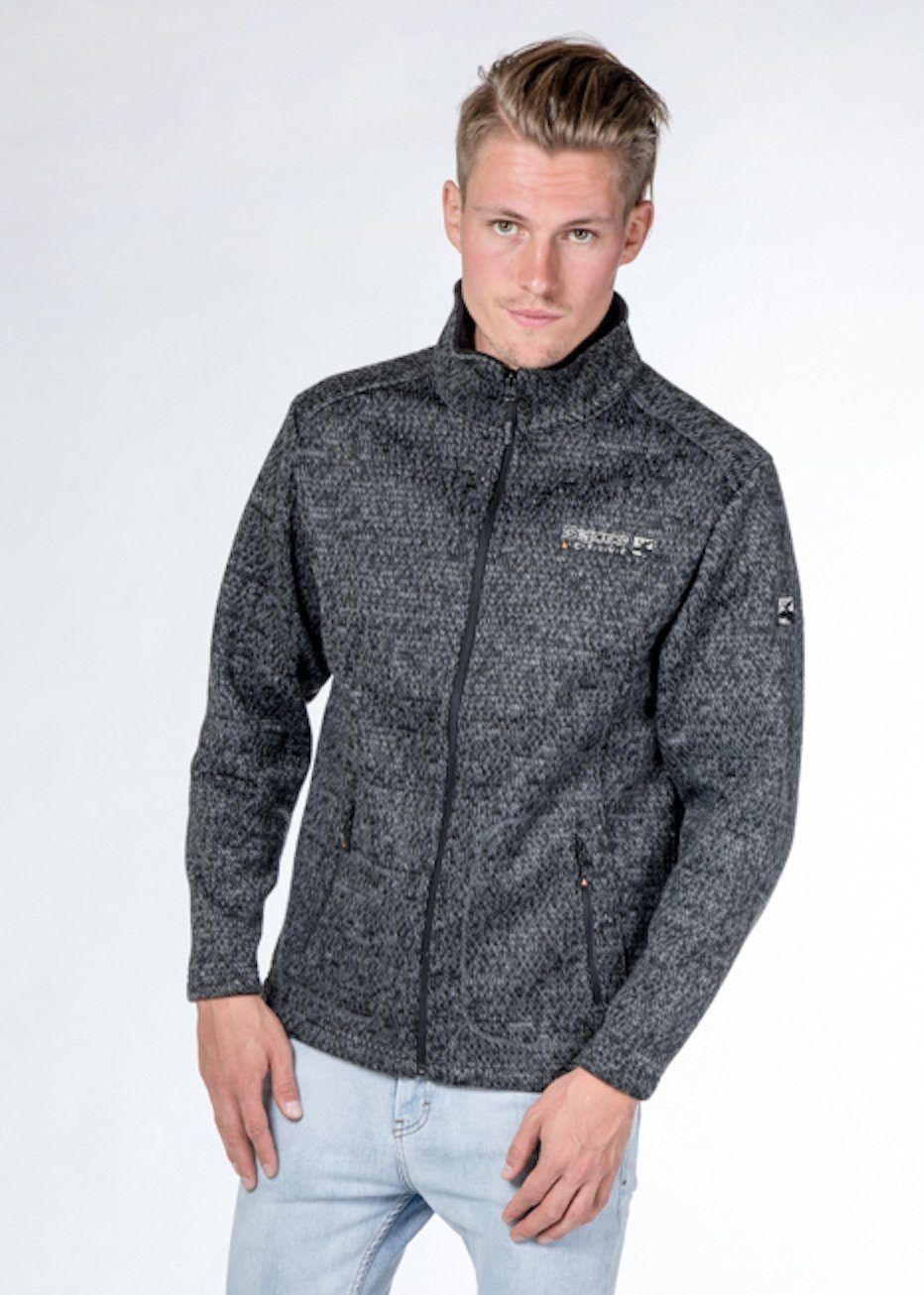 DEPROC Active Strickfleecejacke ELKFORD MEN NEW CS auch in Großen Größen erhältlich