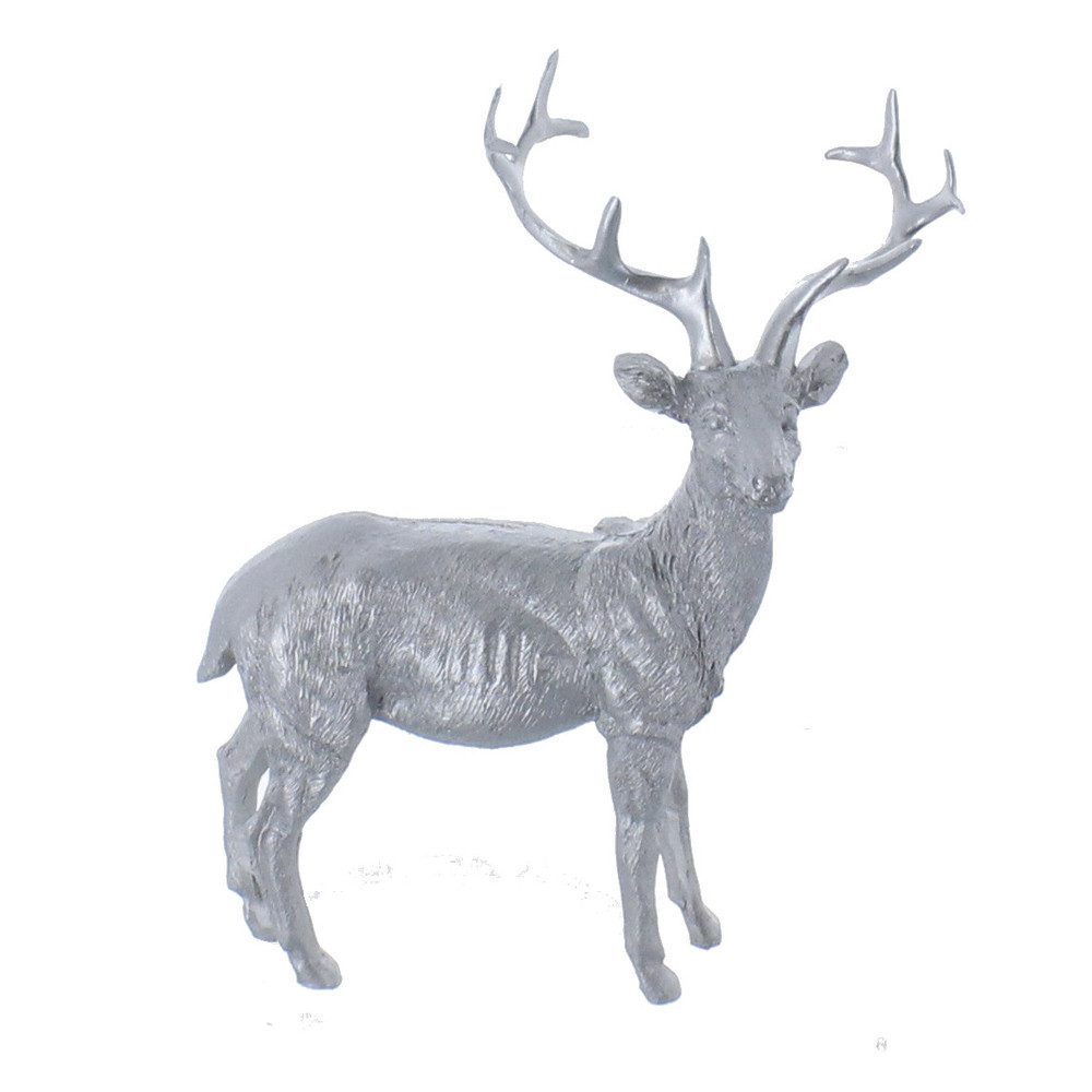 MICA Weihnachtsfigur Hirsch stehend silber - günstig online kaufen