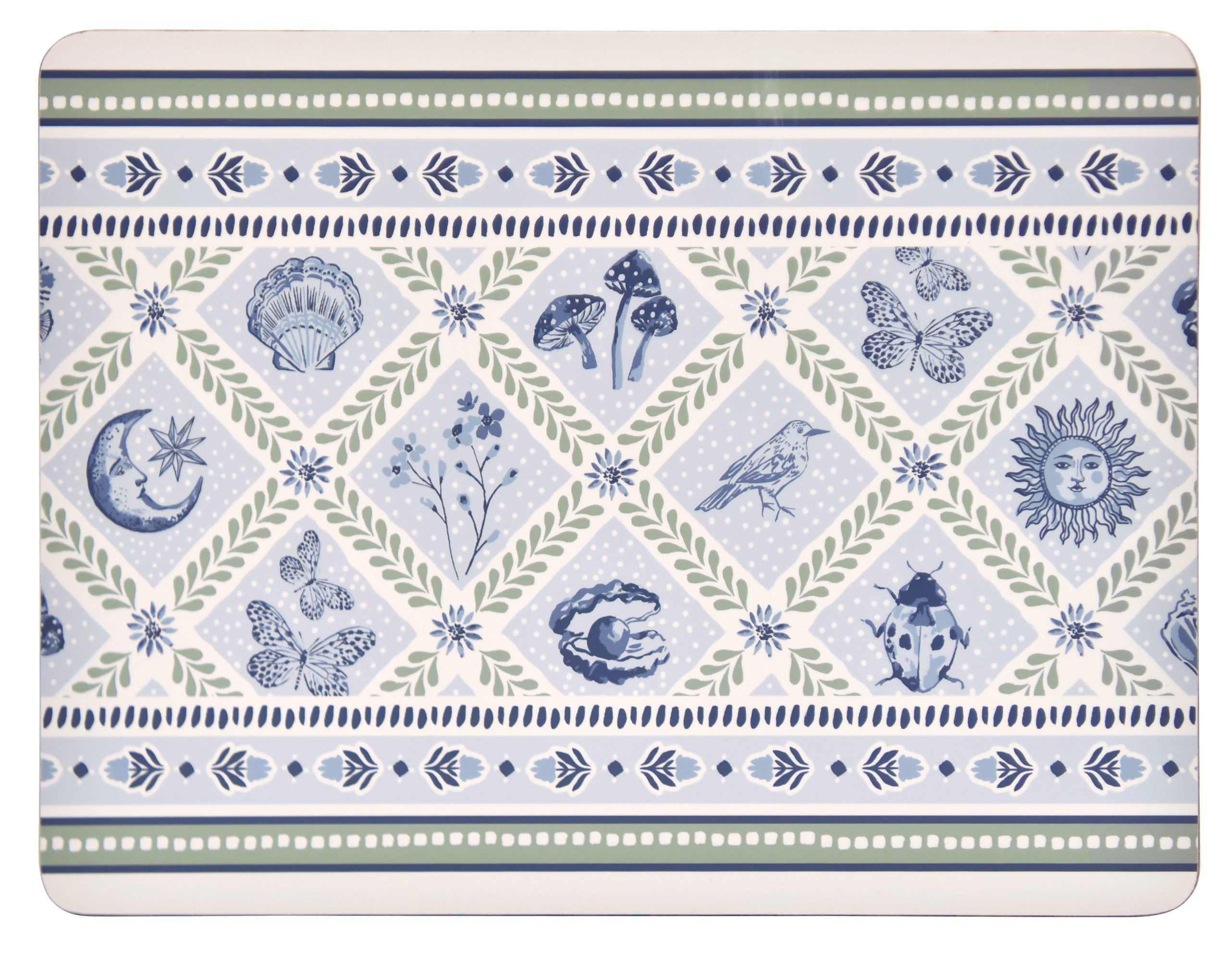 Ulster Weavers Platzset Coastal Treasures, (4-St., 4-teilig), Tischset Korkunterseite hitzebeständig abwaschbar ca.21x29x0,5cm