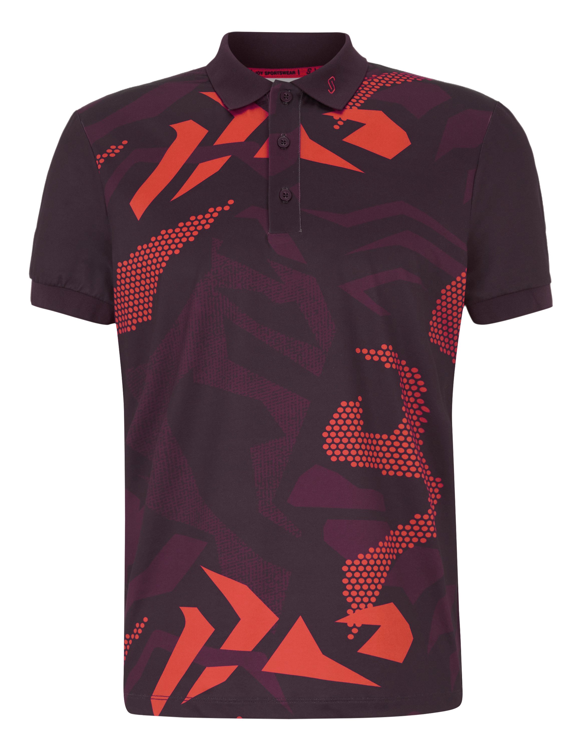 Joy Sportswear Poloshirt Poloshirt Gentleman's Style Polo Shirt AOP (1-tlg)