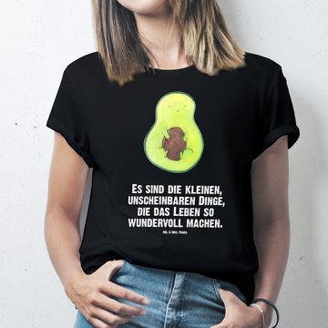 Mr. & Mrs. Panda T-Shirt Avocado mit Kern - Schwarz - Geschenk, T-Shirt, Veggie, Avokado, Avoc (1-tlg)