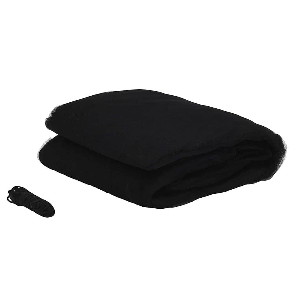 vidaXL Moskitonetz Moskitonetz für den Außenbereich, 220 Maschen, Schwarz, 300 x 300 x 25