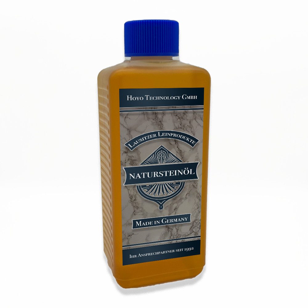 Hoyo Technology GmbH Natursteinöl Imprägnierung, 0,25 L Ökologisch Umweltfreundlich Naturstein-Imprägnierung, Lebensmittelecht, Umweltfreundlich, Schnelltrocknend, Wasserabweisend