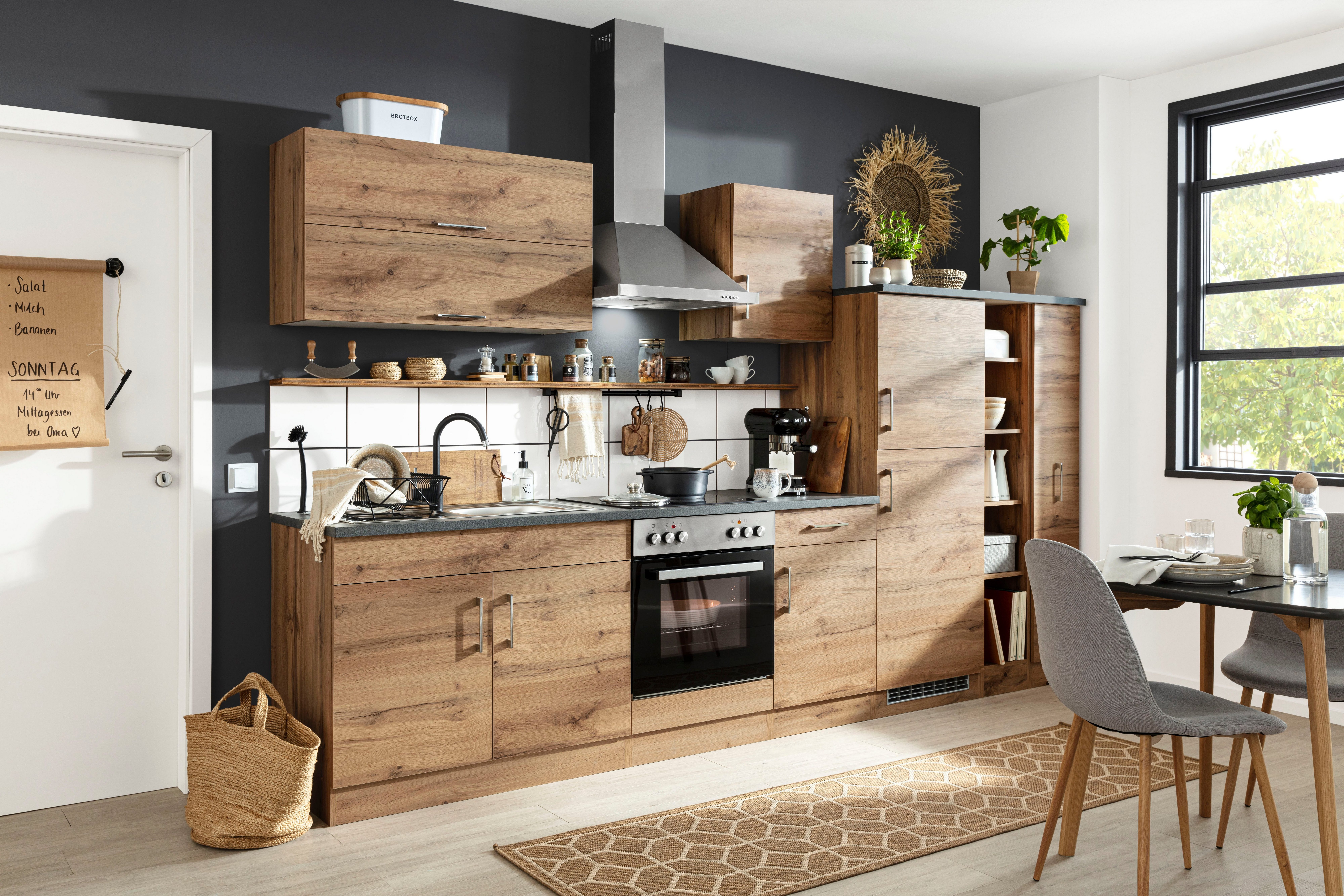 KOCHSTATION Küchenregal KS-Colmar, 30 cm breit, 165 cm hoch, 4 verstellbare günstig online kaufen