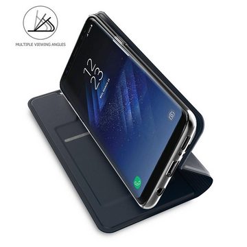 CoolGadget Handyhülle Magnet Case Handy Tasche für Samsung Galaxy S8 Plus 6,2 Zoll, Hülle Klapphülle Ultra Slim Flip Cover für Samsung S8+ Schutzhülle