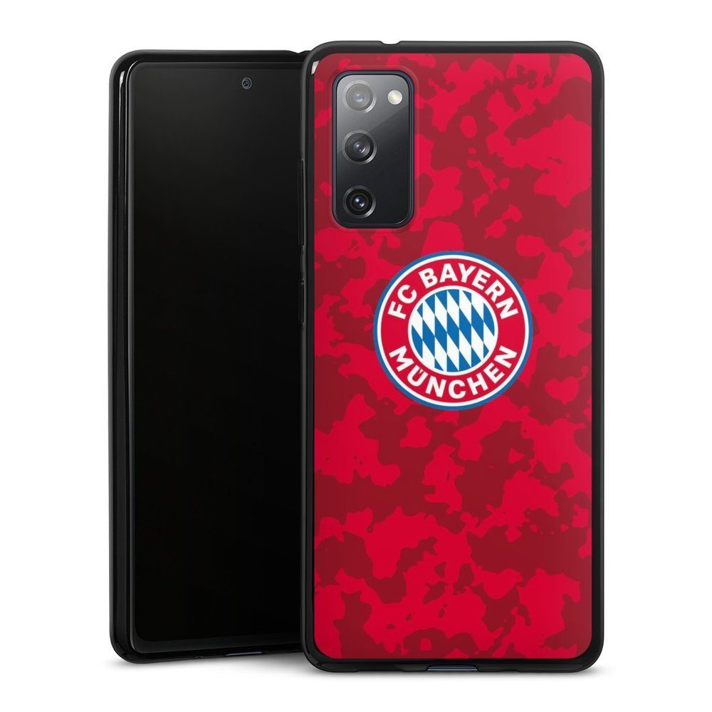 DeinDesign Handyhülle FC Bayern München Camouflage FCB Camouflage Muster FCB, Samsung Galaxy S20 FE 5G Silikon Hülle Bumper Case Handy Schutzhülle