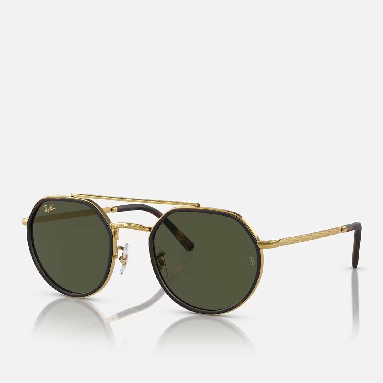 Ray-Ban Sonnenbrille Ray-Ban RB3765 919631 53 Legend Gold Green günstig online kaufen