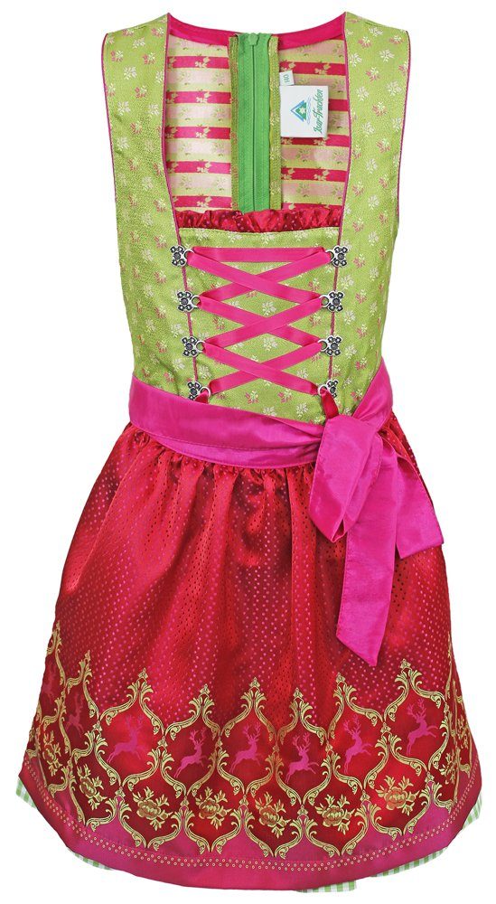 Isar-Trachten Dirndl 'Clarissa' Knielang - Jugend Dirndl 2-tlg., Grün
