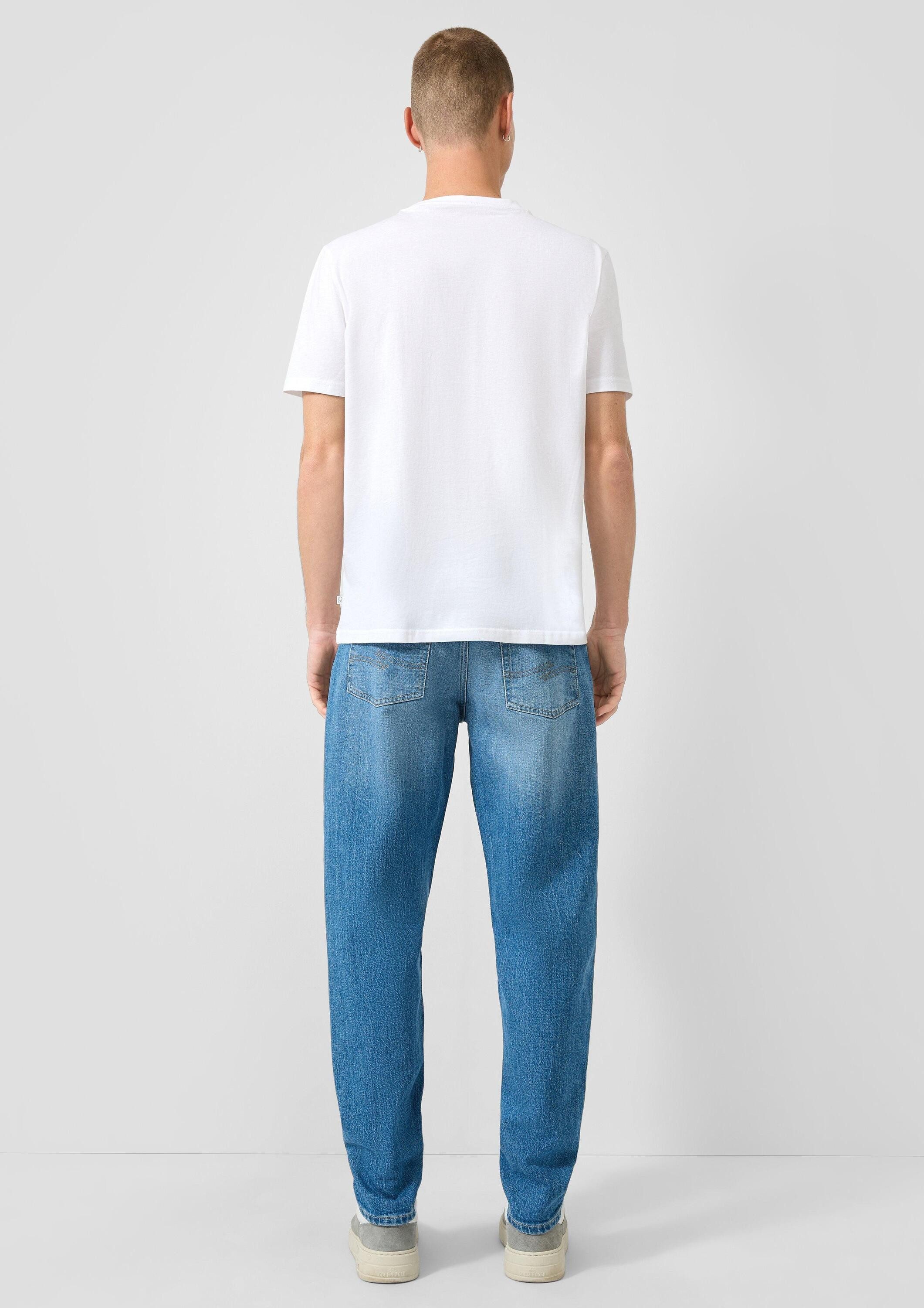 QS Kurzarmshirt T-Shirt Doppelpack: Regular Fit-Shirt mit Rundhals