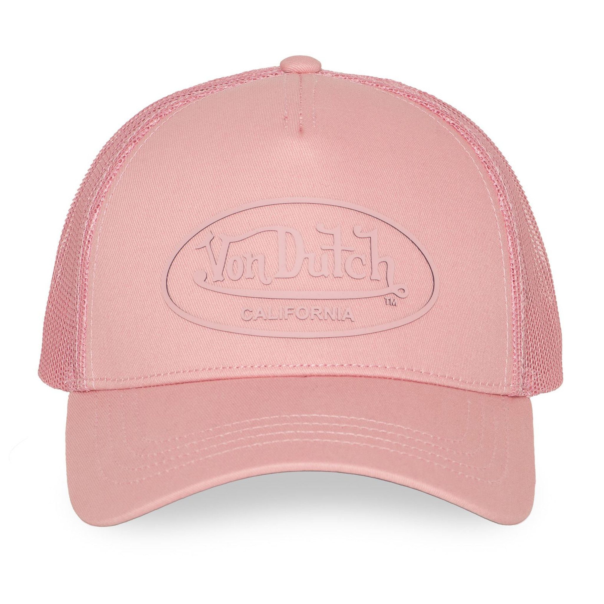 Von Dutch Trucker Cap Von Dutch Originals Trucker Cap - CALIFORNIA Twill Rubber T/T (Basecap, Basecap, Meshcap, Trucker Kappe)
