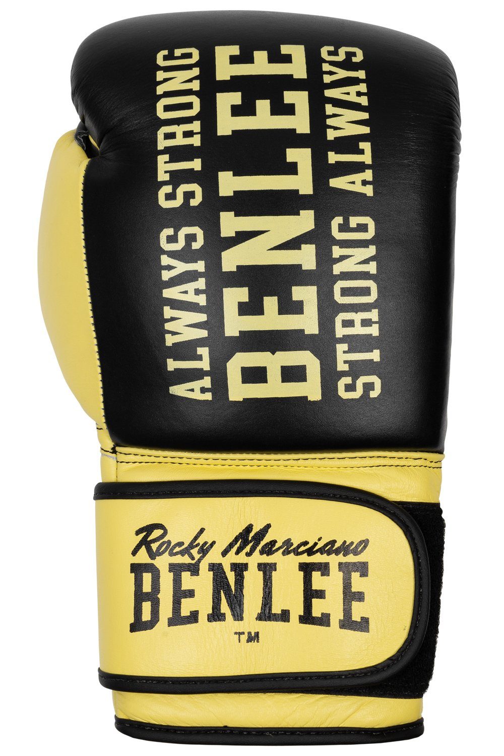 Benlee Rocky Marciano Boxhandschuhe Black/Yellow HARDWOOD