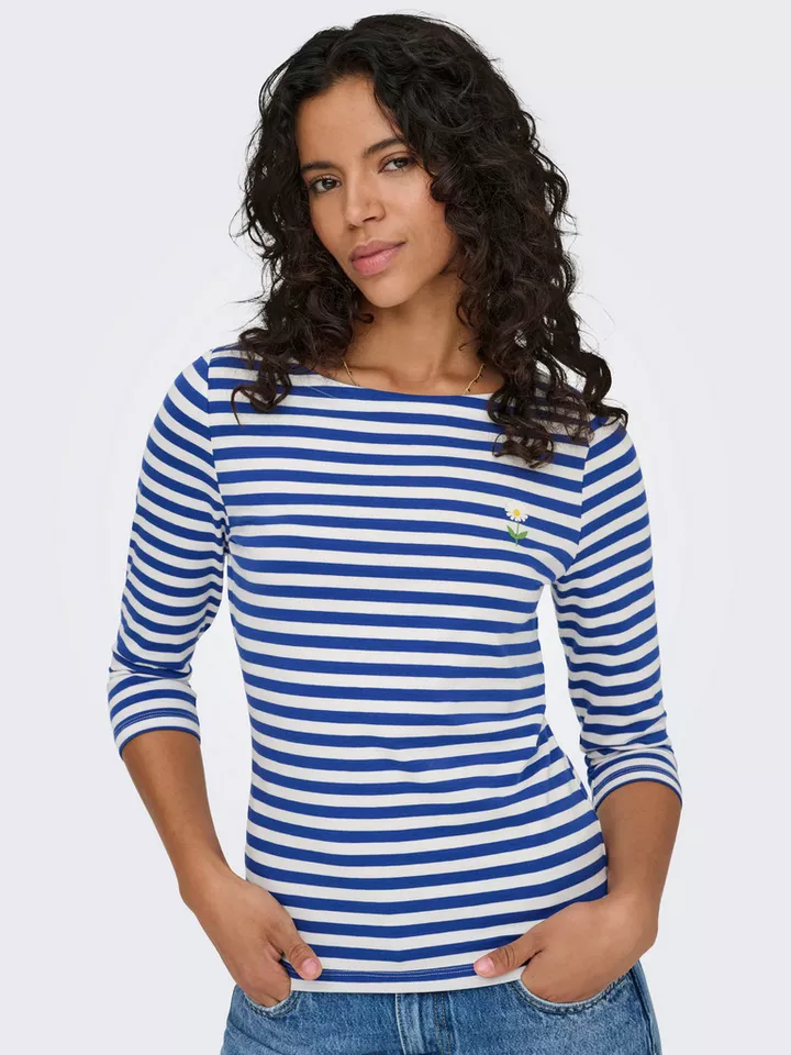 Only 3/4-Arm-Shirt ONLFIFI LIFE 3/4 PRINTED TOP CS JRS