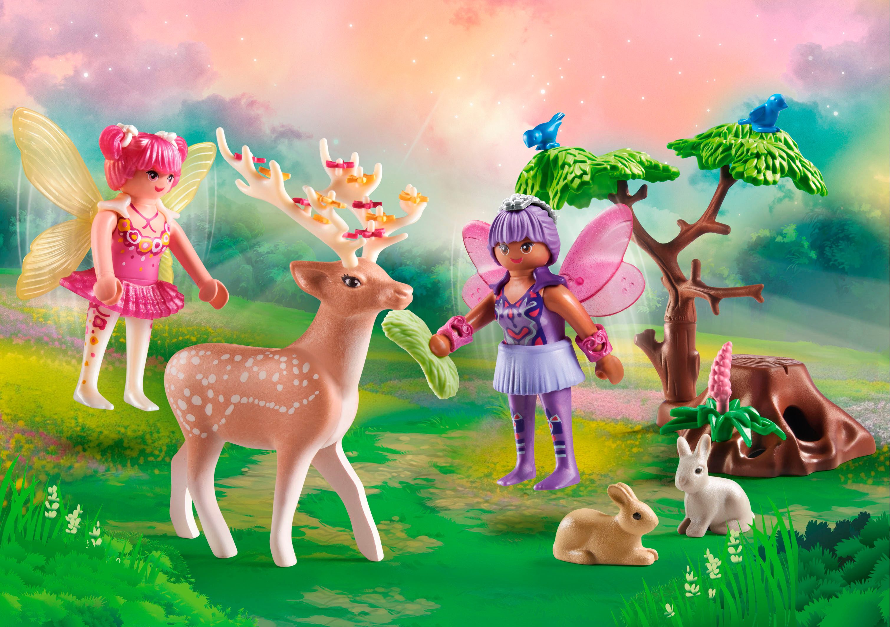 Playmobil® Feen mit süßen Waldtieren (71800), günstig online kaufen
