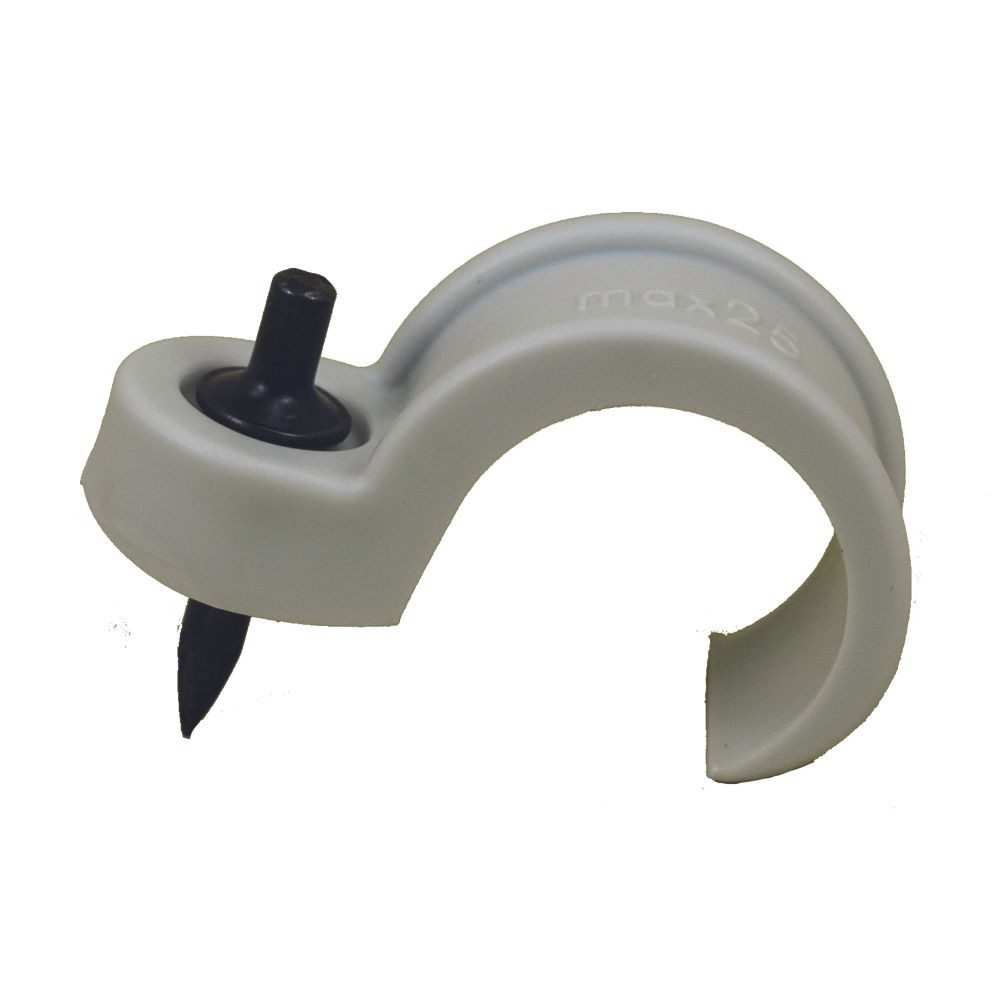 Don Quichotte Rohrschelle Kunststoff Clip-Fixx (CC019) 100 Stück