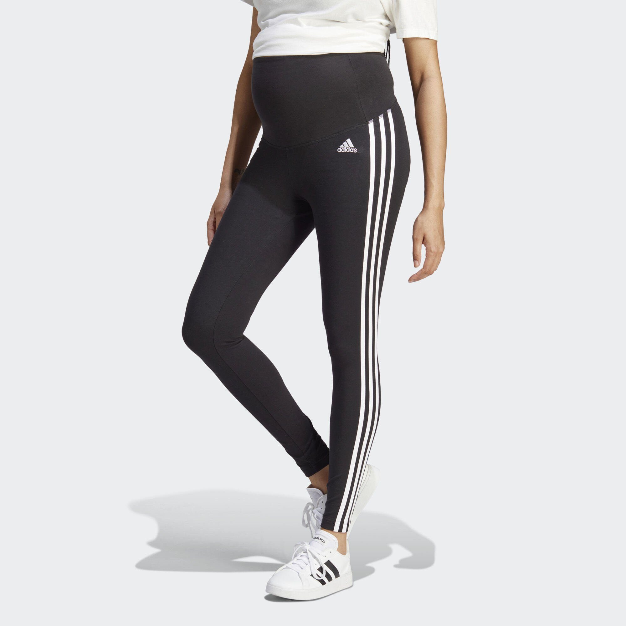 adidas – UMSTANDSMODE / Funktionsleggings White MATERNITY LEGGINGS Black Sportswear