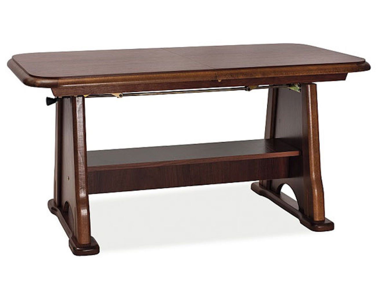 Feldmann-Wohnen Couchtisch Beata, 130x67x60cm Nussbaum