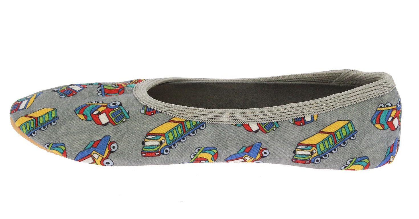 Beck Schläppchen Lkw Gymnastikschuh (für Sport, Schule und Zuhause) mit rutschfester Gummi-Laufsohle