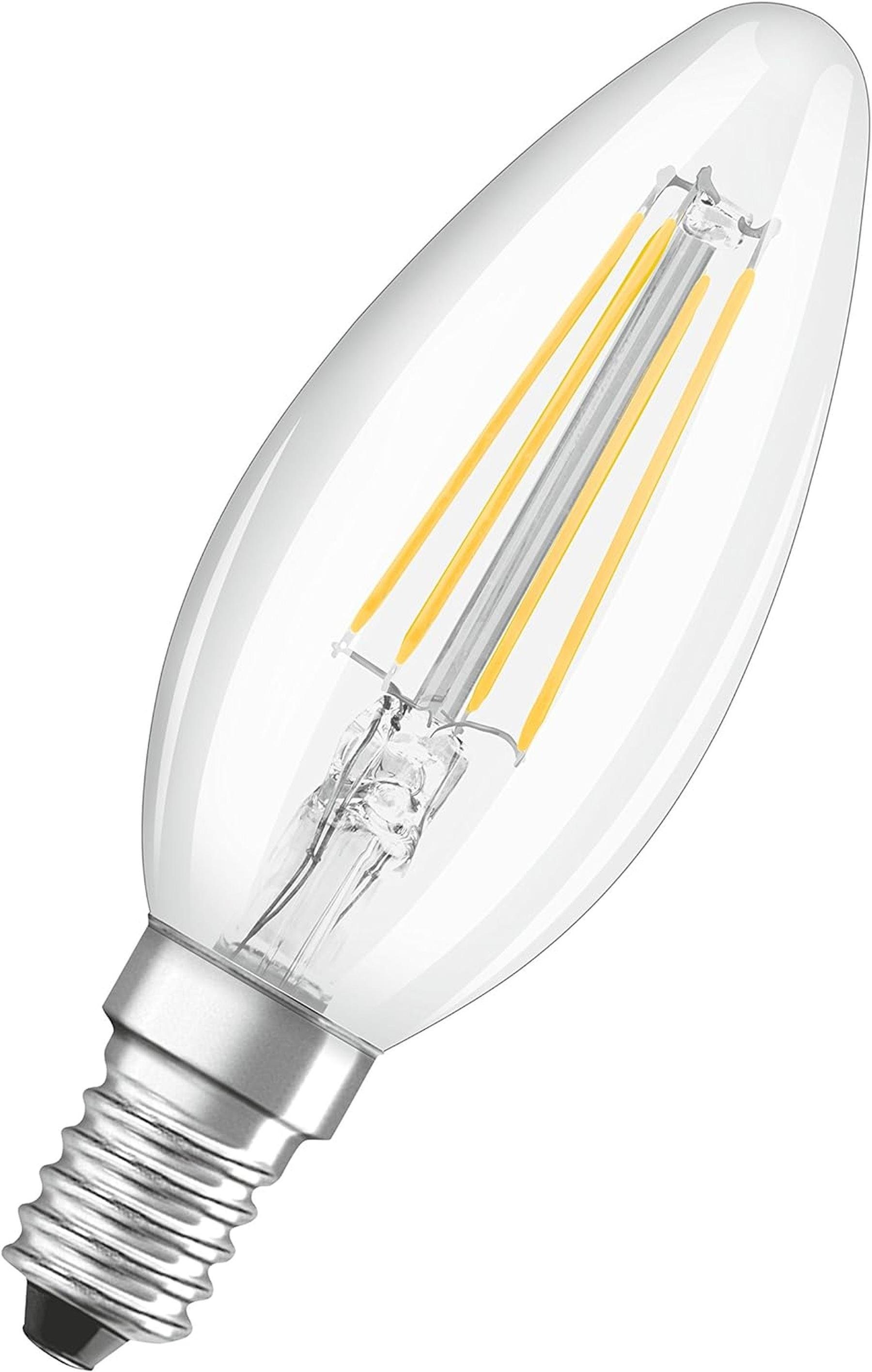 E14, kaltweiss, Osram-LED-Base-Classic-B-Lampe-, 4000 3er-Pack Kerzenform Kelvin Osram 40 LED-Leuchtmittel Watt