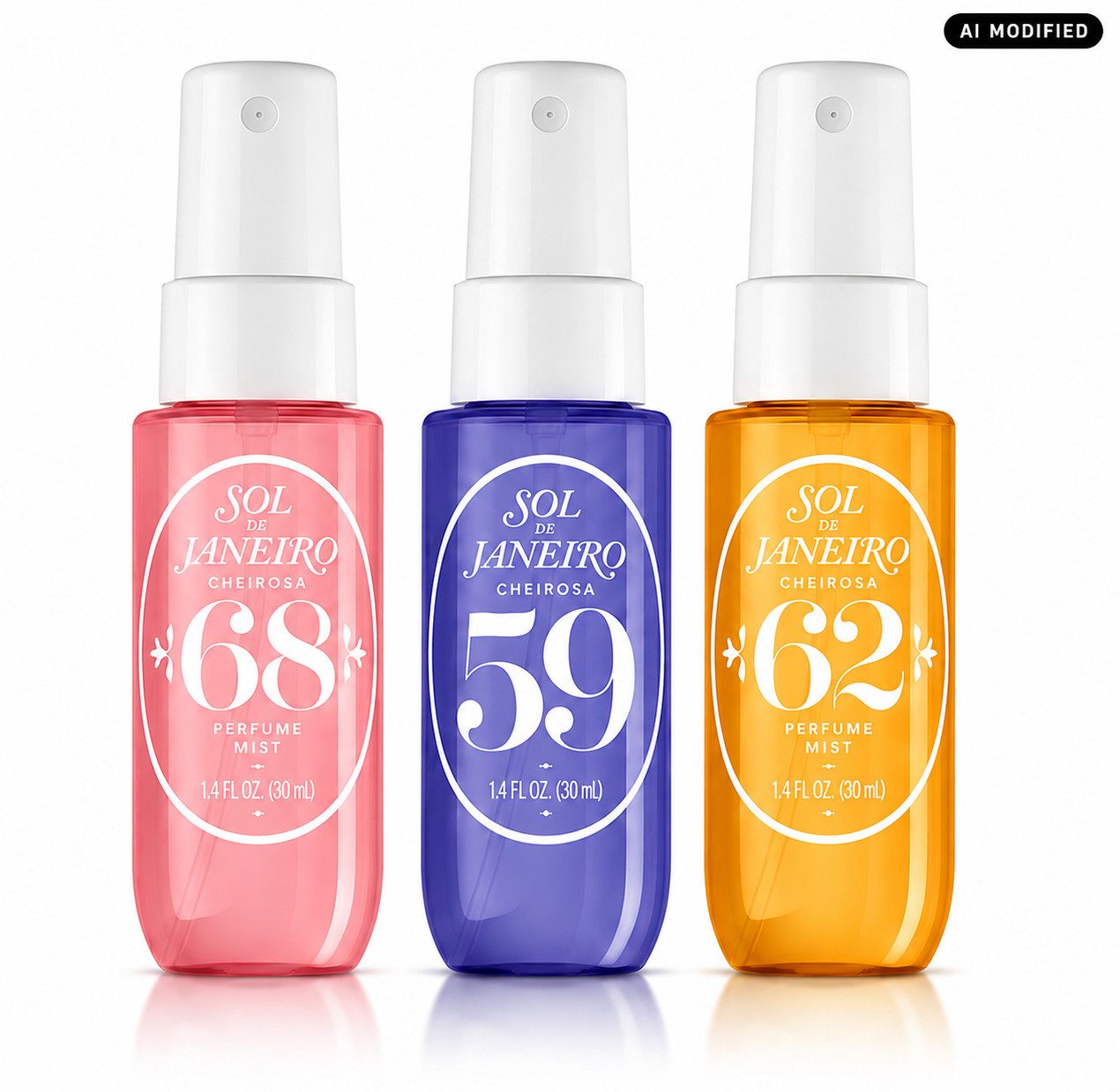 Sol de Janeiro Gesichts- und Körperspray Sol de Janeiro Cheirosa 68 59 62 Perfume Mist Trio Set, Drei beliebte Cheirosa Düfte als praktisches Travel Set