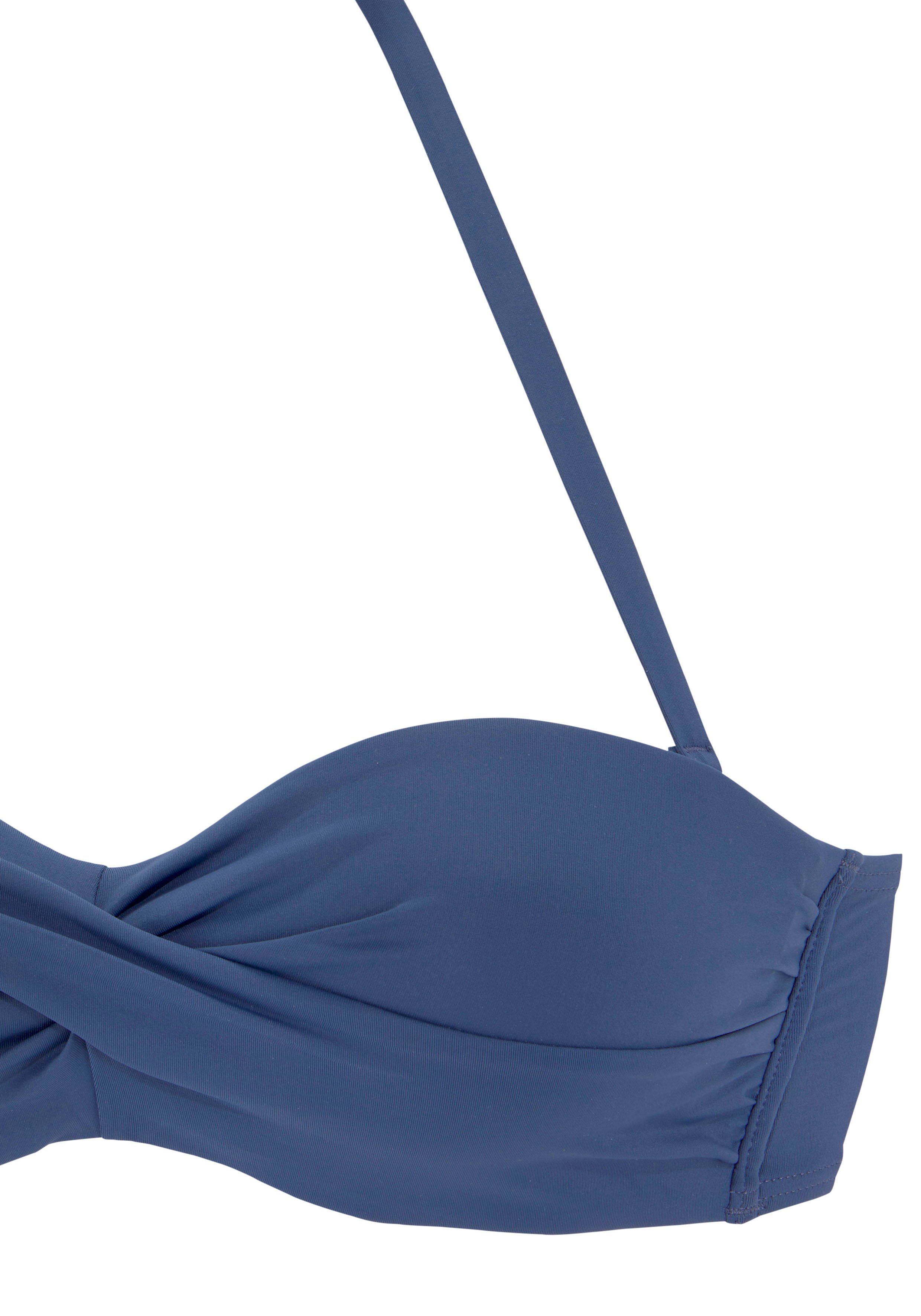 s.Oliver Bügel-Bandeau-Bikini-Top Rome, in Wickeloptik