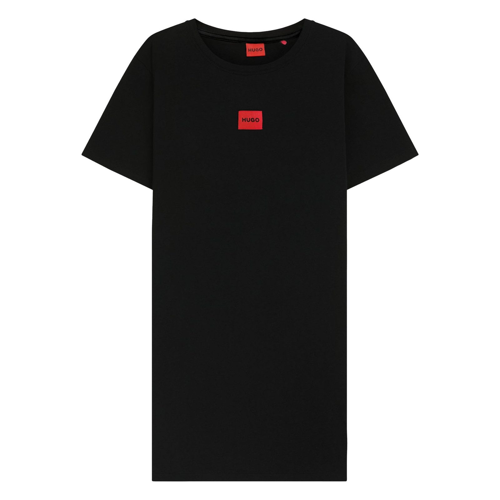 HUGO Nachthemd Nite Nighty mit Schlitz und aufgesticktem Markenpatch günstig online kaufen