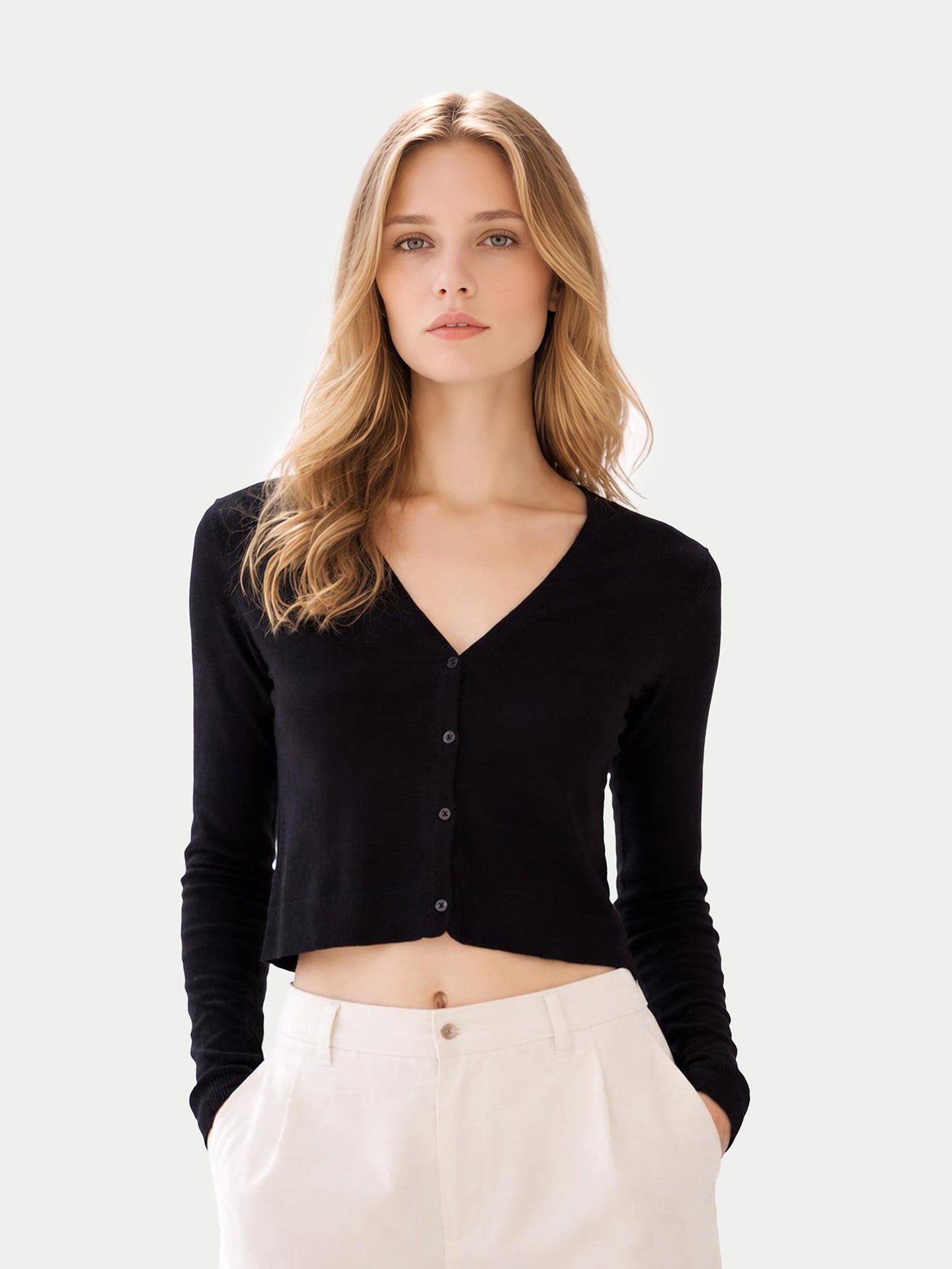 GOBI Cashmere Cardigan Leichte Strickjacke aus Kaschmir-Seide
