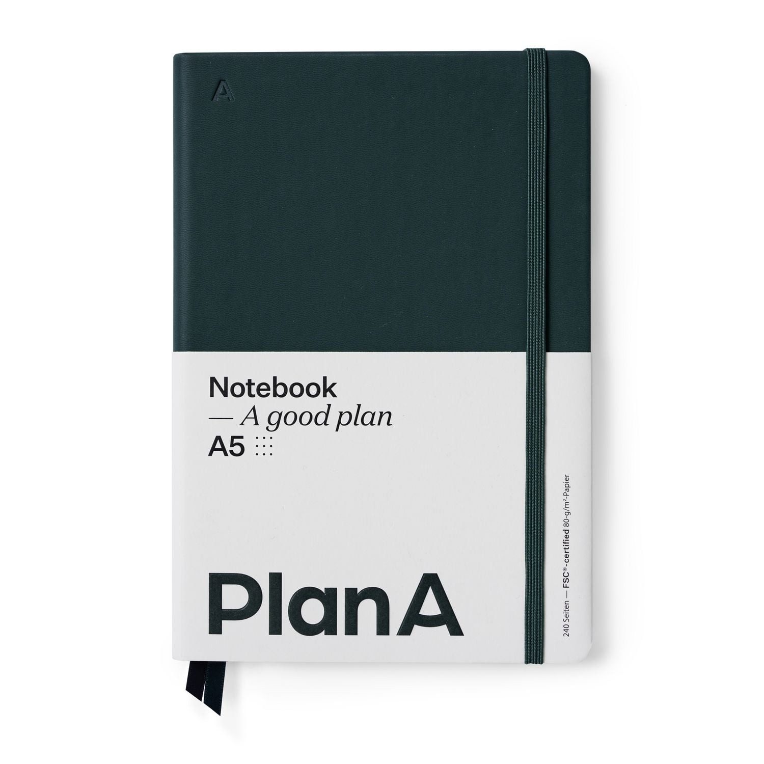 Notizbuch Notizbuch A5 Hardcover Punktiert Moss Green