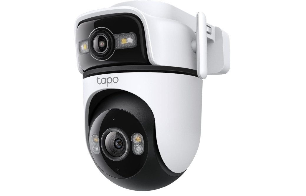 Tapo Überwachungskamera C545D Outdoor Überwachungskamera, 2K Dual-Objektiv, 165° Weitwinkel (1-tlg)