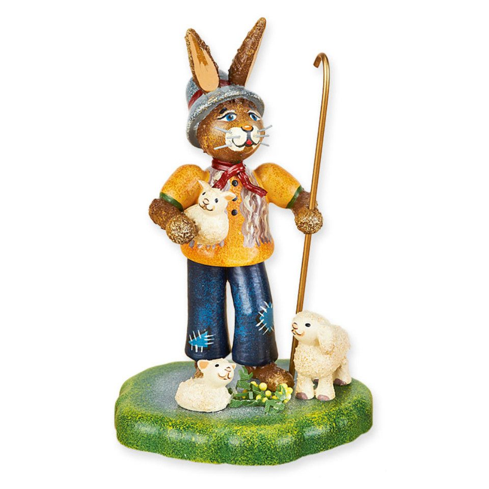 Hubrig Volkskunst Zschorlau Erzgebirge Osterhase Hubrig Osterhase Osterlämmer